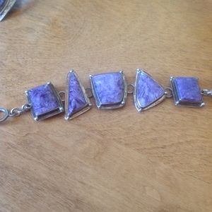 Obsidian Jewelry - Bracelet lavender Sugalite Obsidian Jewelry - Bracelet lavender Sugalite